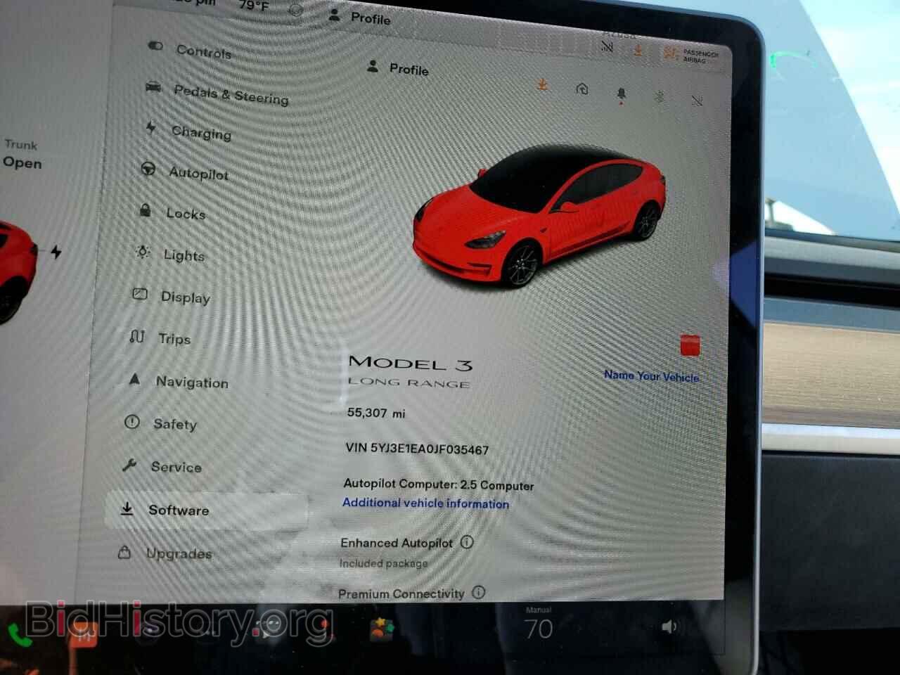 2018 TESLA MODEL 3 - VIN: 5YJ3E1EA0JF035467 - Фото 9
