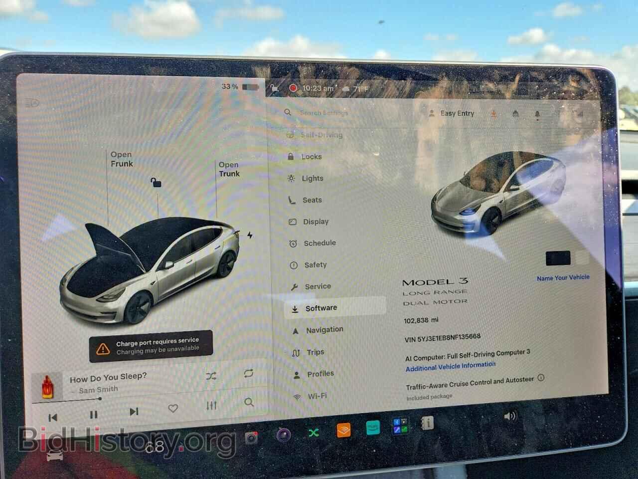 2022 TESLA MODEL 3 - VIN: 5YJ3E1EB8NF135668 - Photo 9