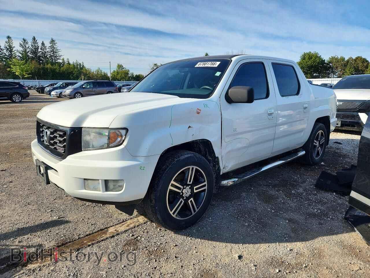 Photo 5FPYK1F70DB502593 - HONDA RIDGELINE 2013