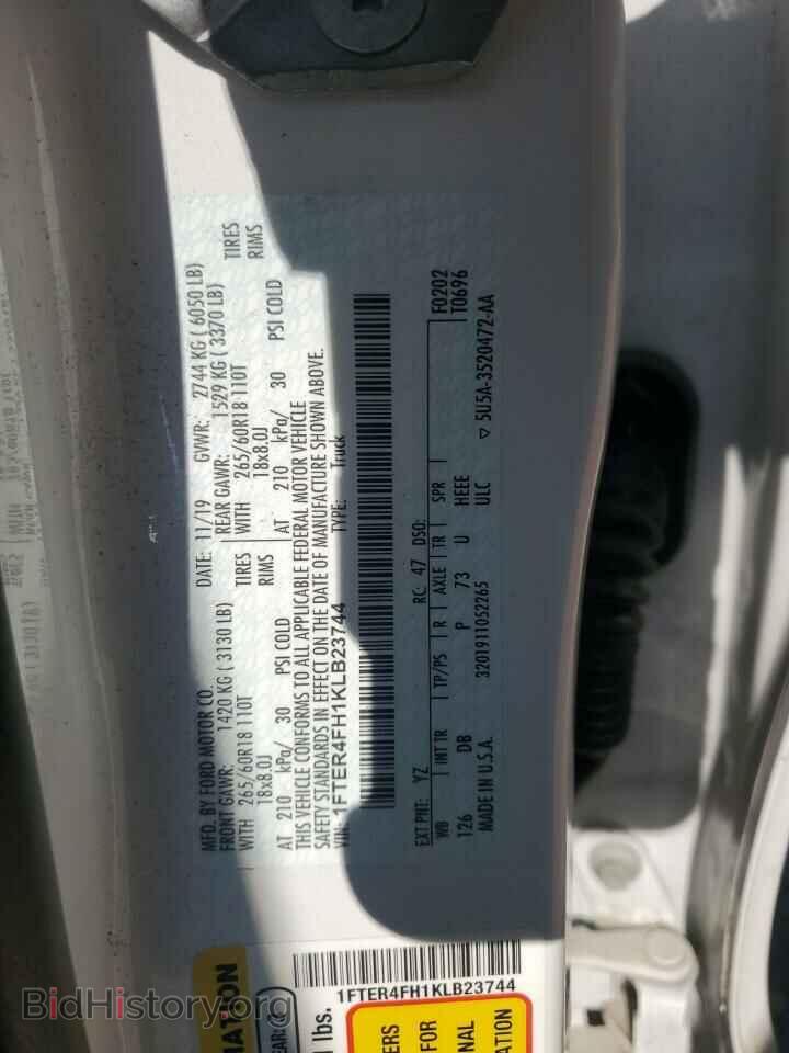 2019 FORD RANGER - VIN: 1FTER4FH1KLB23744 - Фото 12