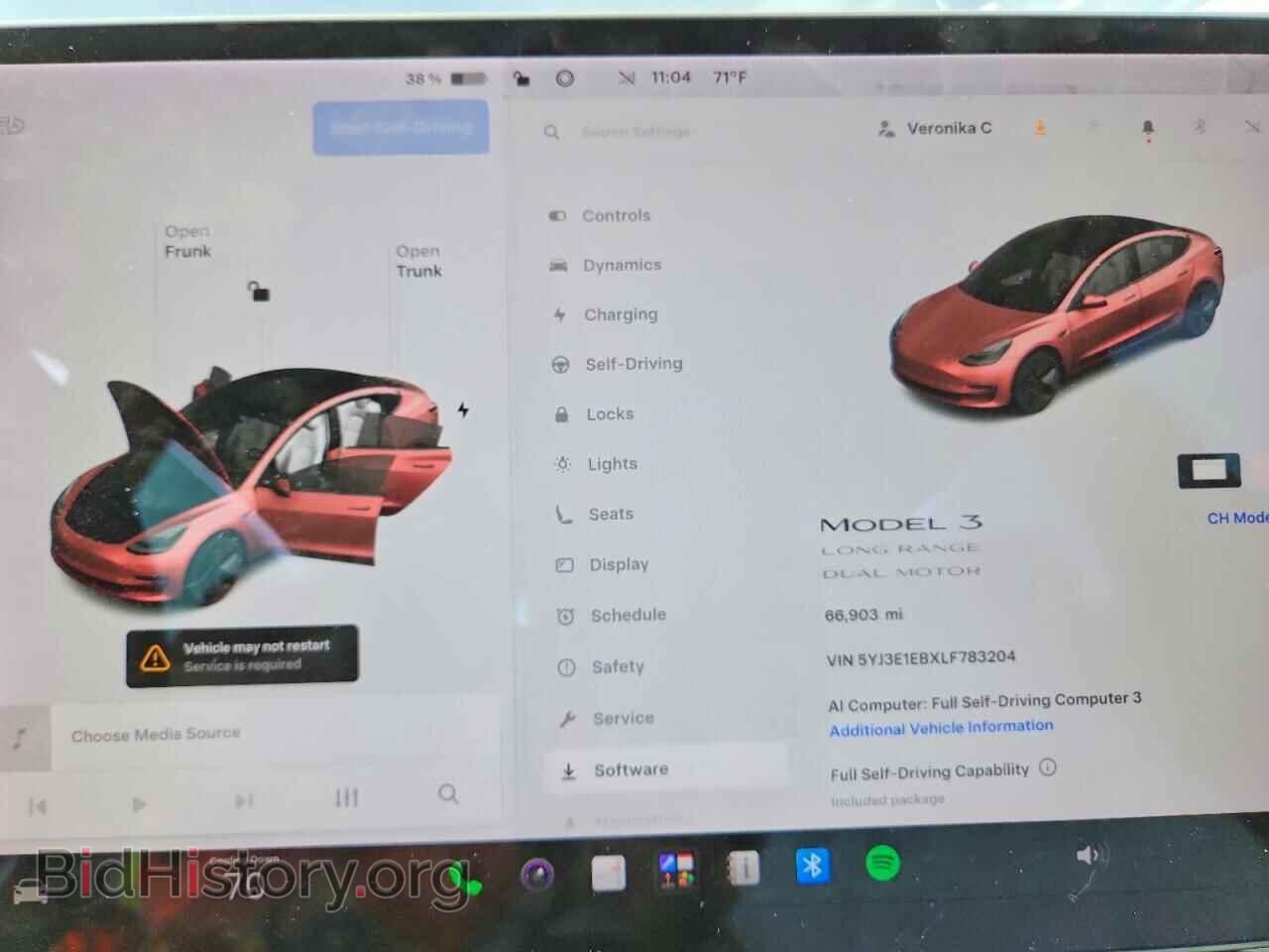 2020 TESLA MODEL 3 - VIN: 5YJ3E1EBXLF783204 - Photo 9