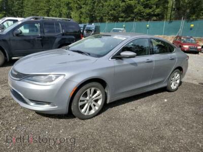 2015 Chrysler 200 Limited, серебристый — VIN 1C3CCCAB2FN581815, Copart