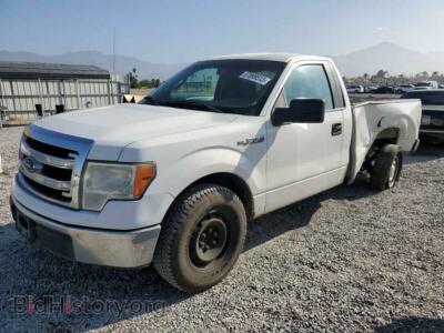 2014 Ford ALL MODELS F150, white — VIN 1FTNF1CF0EKD48340, Copart