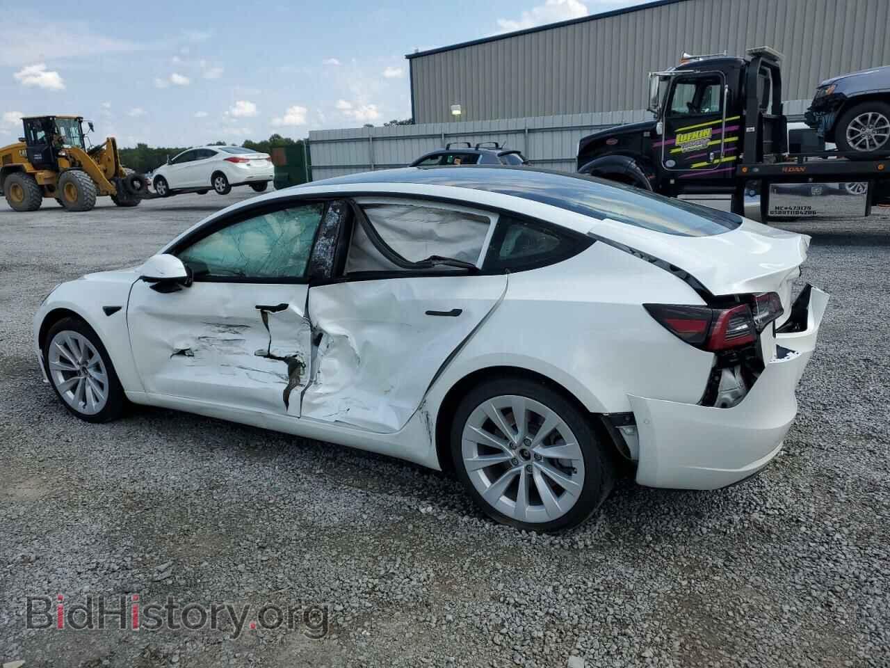 2022 TESLA MODEL 3 - VIN: 5YJ3E1EA0NF185214 - Фото 2