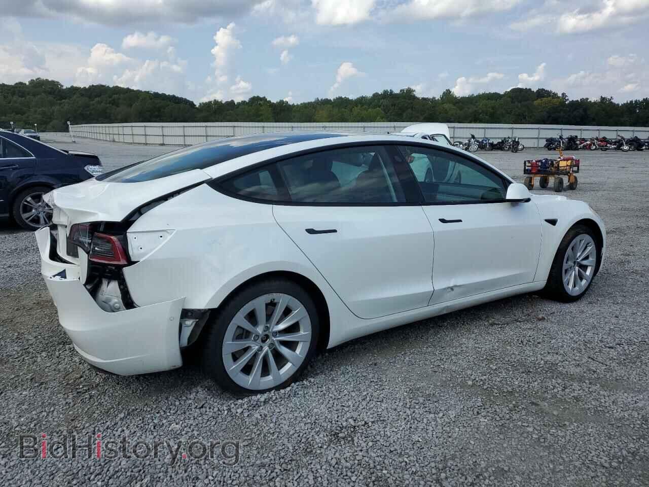 2022 TESLA MODEL 3 - VIN: 5YJ3E1EA0NF185214 - Фото 3