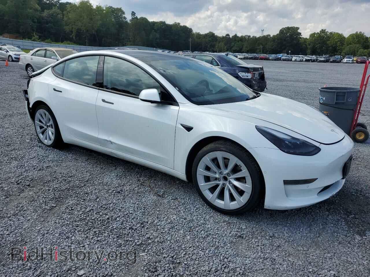 2022 TESLA MODEL 3 - VIN: 5YJ3E1EA0NF185214 - Фото 4