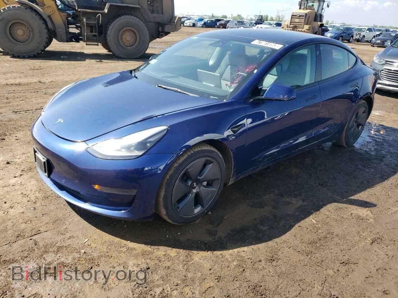 Photo 5YJ3E1EA8NF186191 - TESLA MODEL 3 2022