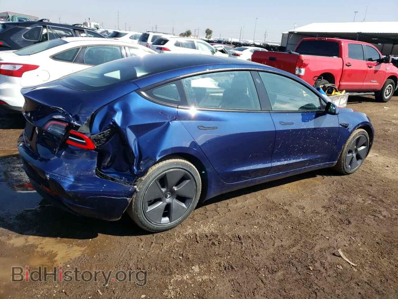 2022 TESLA MODEL 3 - VIN: 5YJ3E1EA8NF186191 - Фото 3