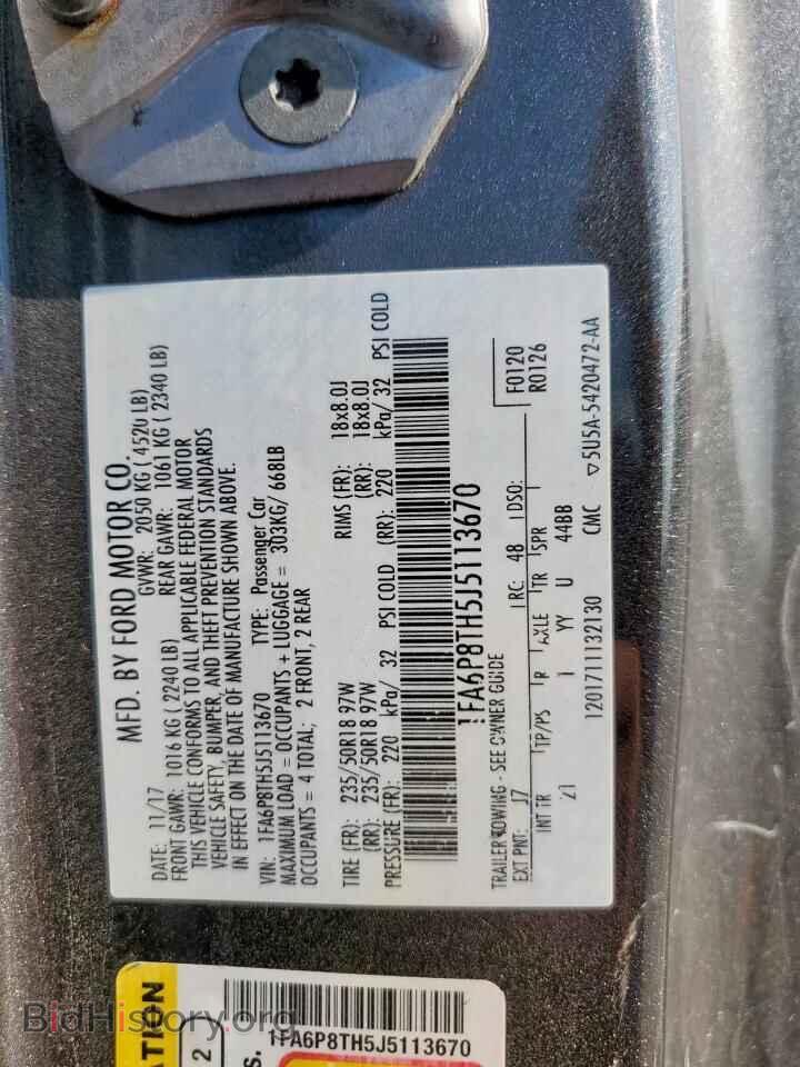 2018 FORD ALL Models - VIN: 1FA6P8TH5J5113670 - Photo 13