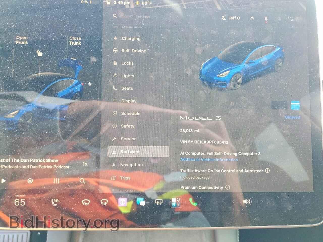 2023 TESLA MODEL 3 - VIN: 5YJ3E1EA9PF693412 - Фото 9