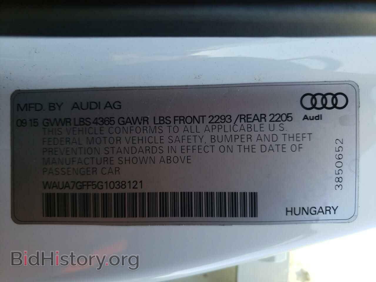 2016 AUDI A3 - VIN: WAUA7GFF5G1038121 - Фото 10