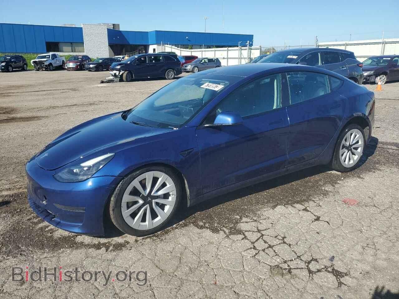 Фотография 5YJ3E1EA6NF371601 - TESLA MODEL 3 2022