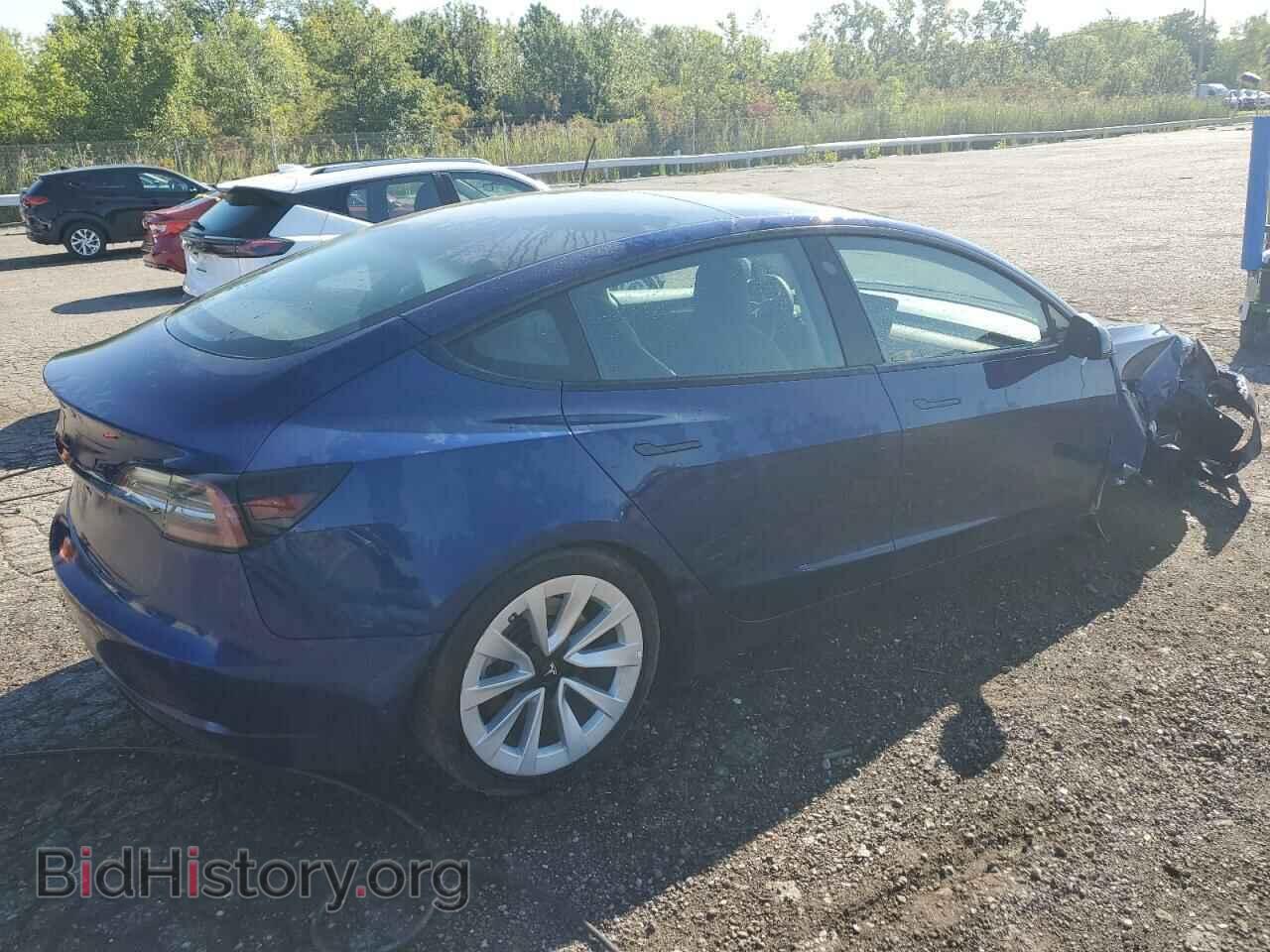 2022 TESLA MODEL 3 - VIN: 5YJ3E1EA6NF371601 - Фото 3