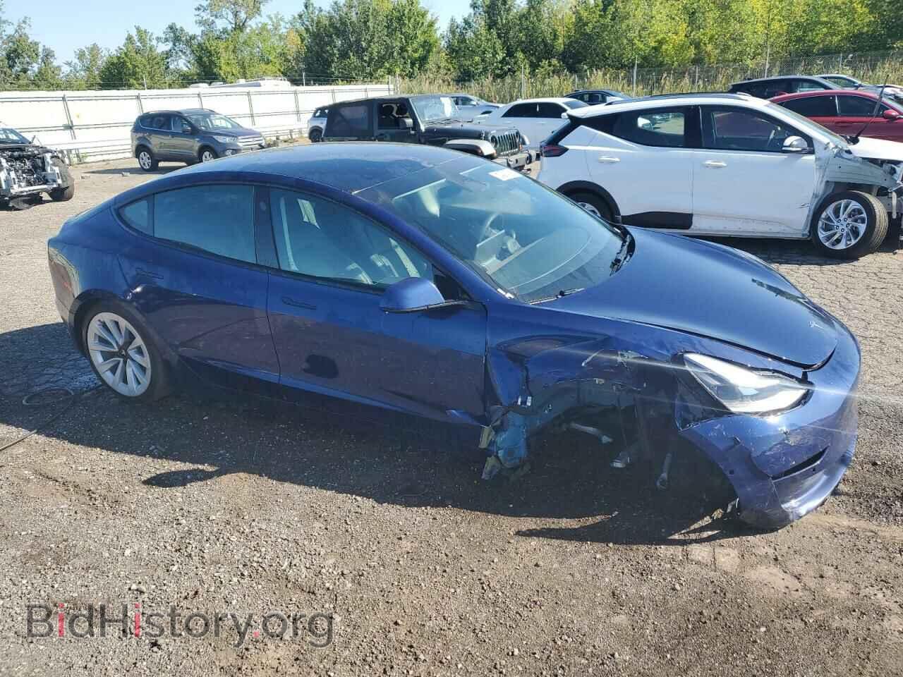 2022 TESLA MODEL 3 - VIN: 5YJ3E1EA6NF371601 - Фото 4