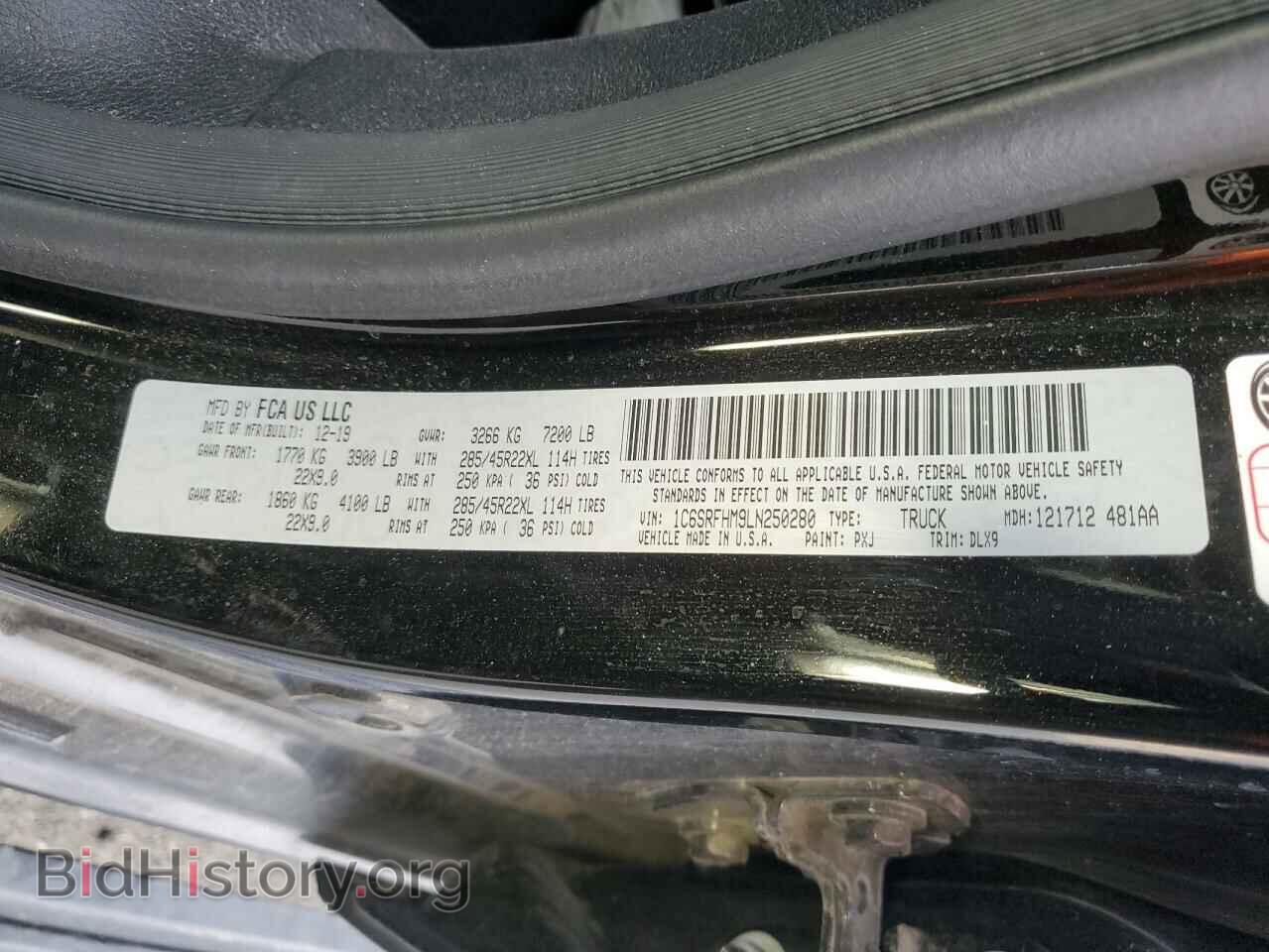 2020 RAM 1500 - VIN: 1C6SRFHM9LN250280 - Photo 12