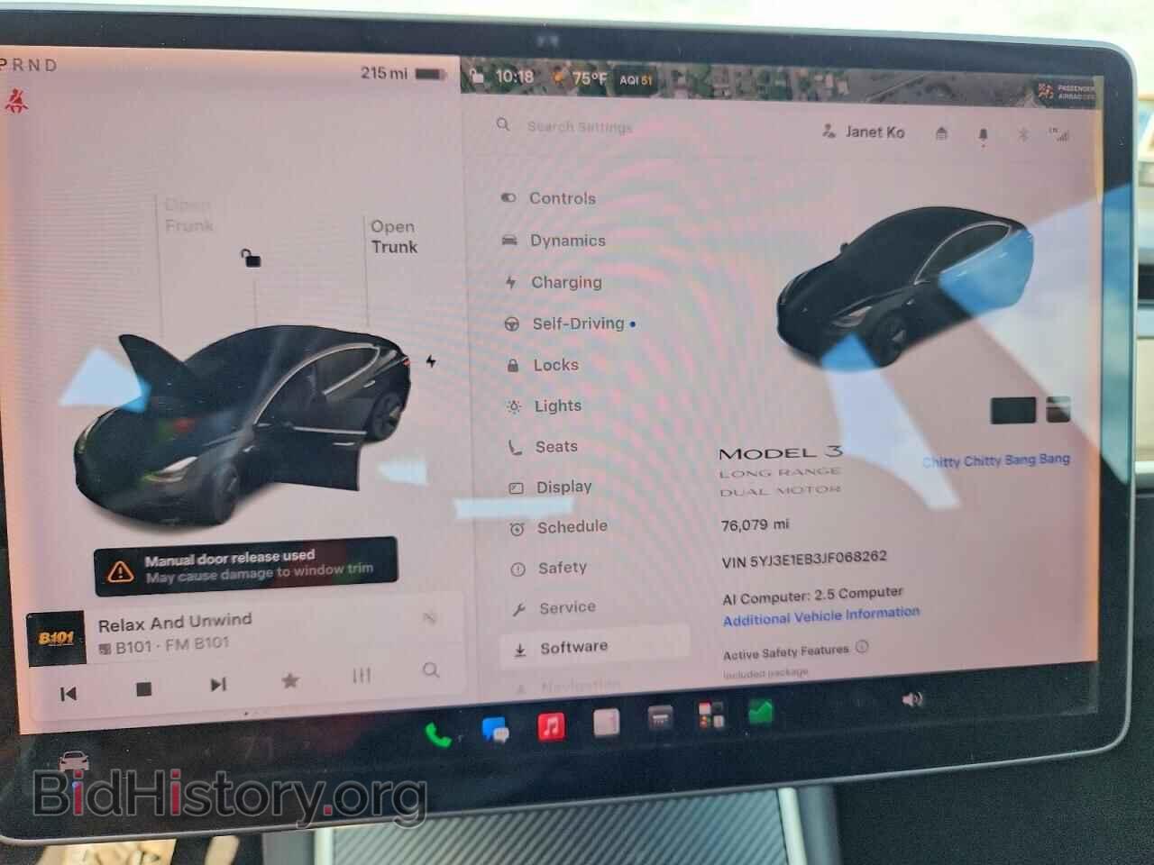 2018 TESLA MODEL 3 - VIN: 5YJ3E1EB3JF068262 - Фото 9