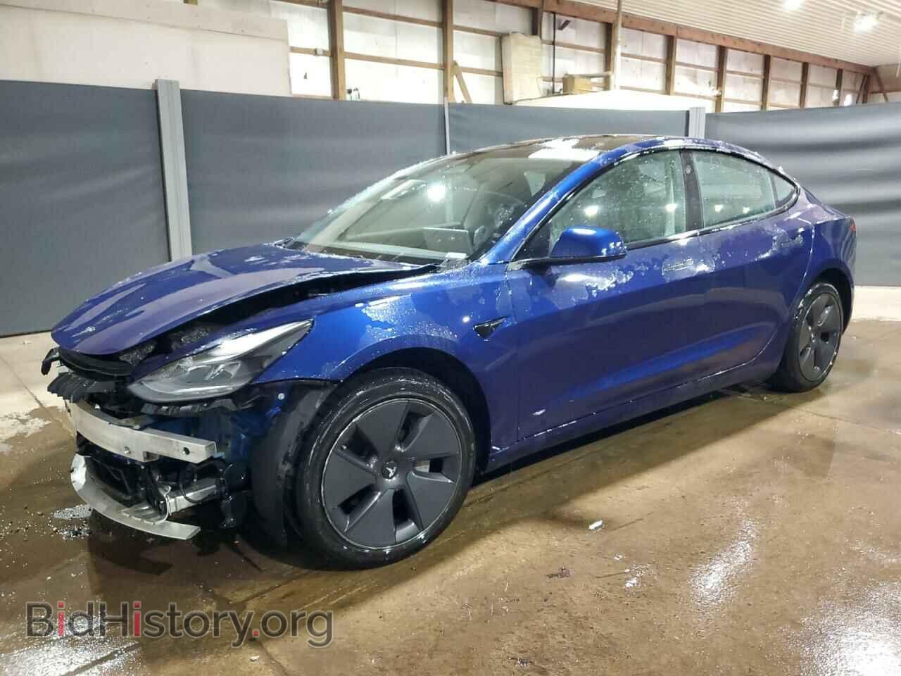 Photo 5YJ3E1EA6NF371825 - TESLA MODEL 3 2022
