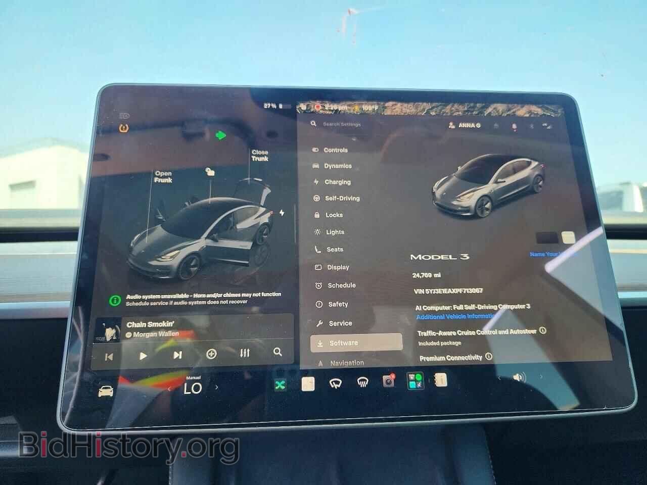 2023 TESLA MODEL 3 - VIN: 5YJ3E1EAXPF713067 - Фото 9