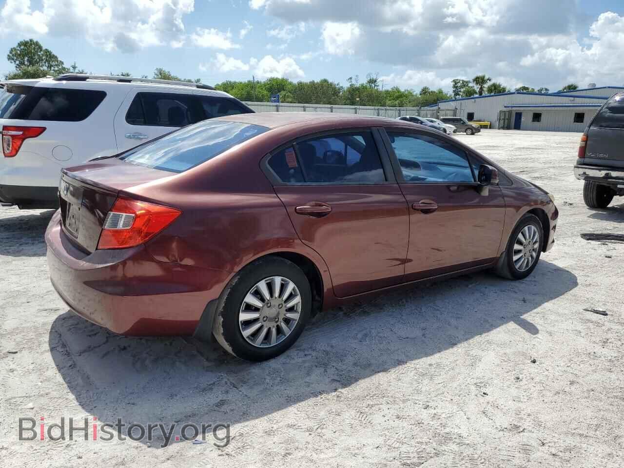 2012 HONDA CIVIC - VIN: 19XFB2F58CE043791 - Фото 3