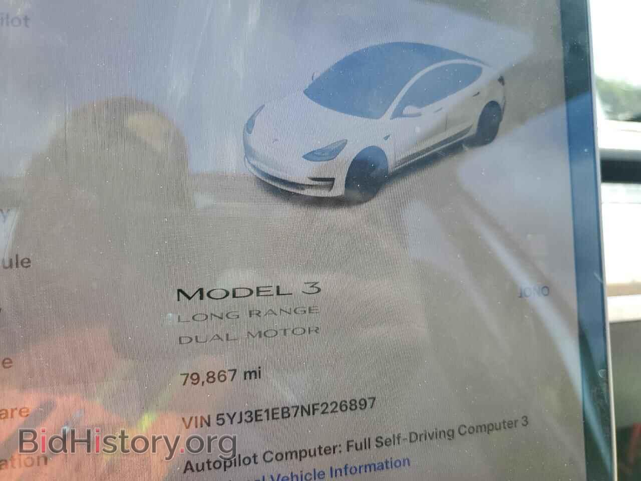 2022 TESLA MODEL 3 - VIN: 5YJ3E1EB7NF226897 - Photo 9