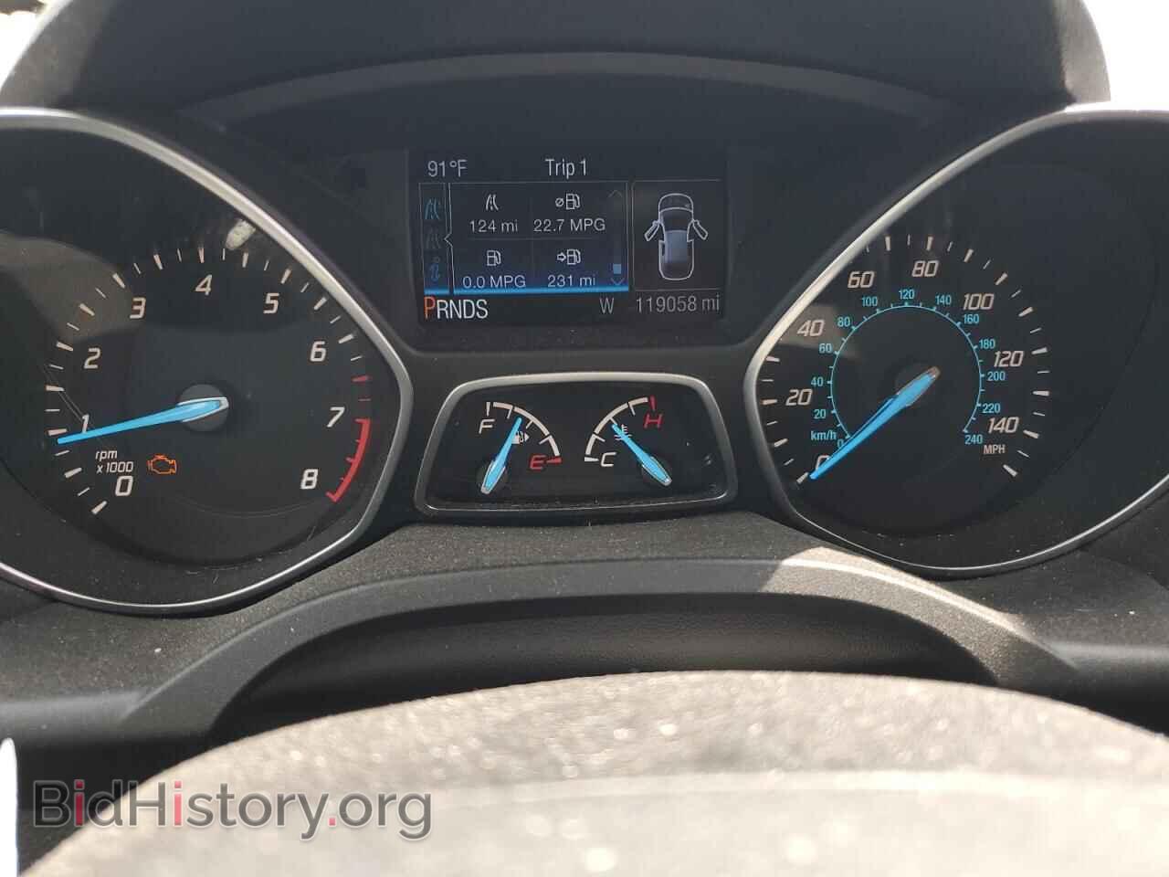 2014 FORD ESCAPE - VIN: 1FMCU0JXXEUE09065 - Фото 9