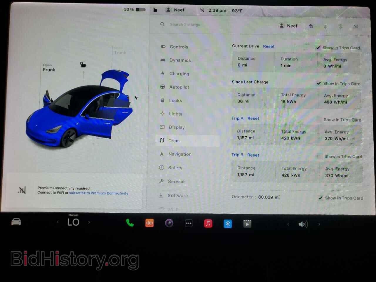 2019 TESLA MODEL 3 - VIN: 5YJ3E1EA7KF325206 - Фото 9