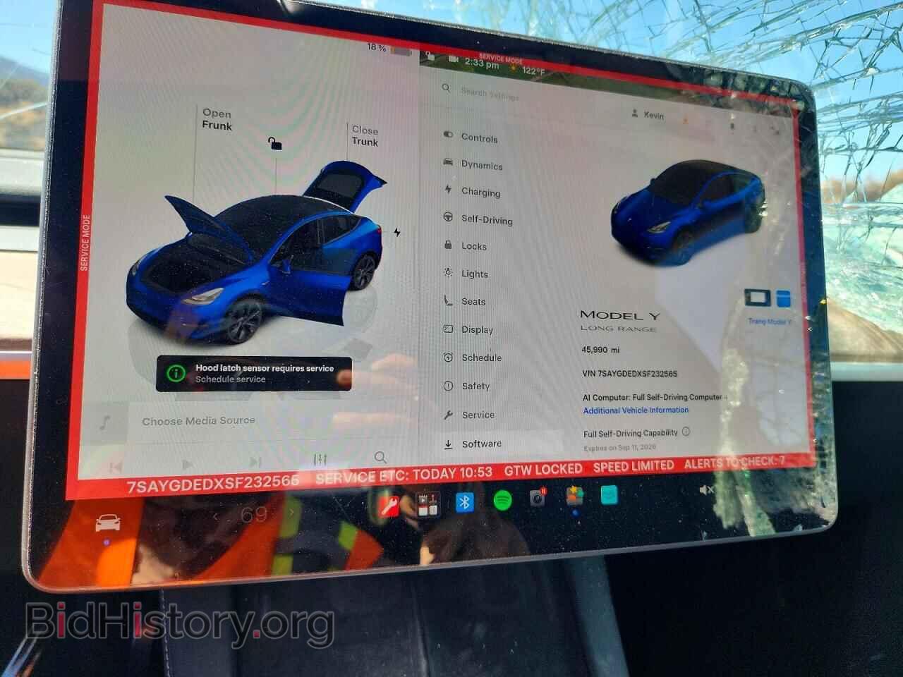 2025 TESLA MODEL Y - VIN: 7SAYGDEDXSF232565 - Photo 9