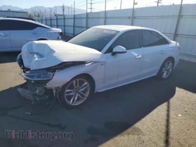 2021 Audi A4 Premium 45, white — VIN WAUDAAF42MN007780, Copart