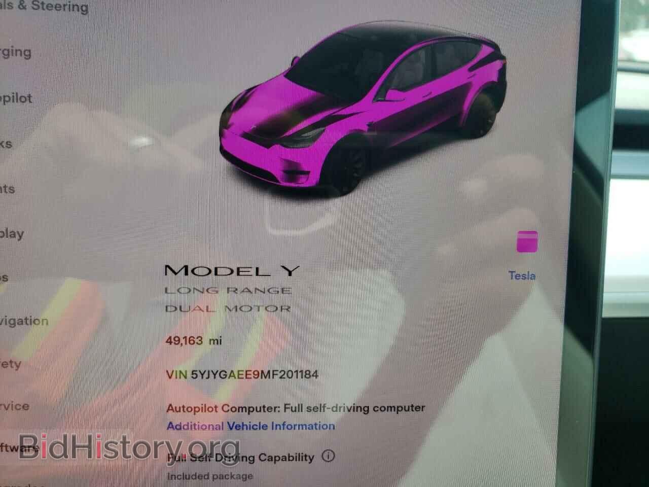 2021 TESLA MODEL Y - VIN: 5YJYGAEE9MF201184 - Photo 9