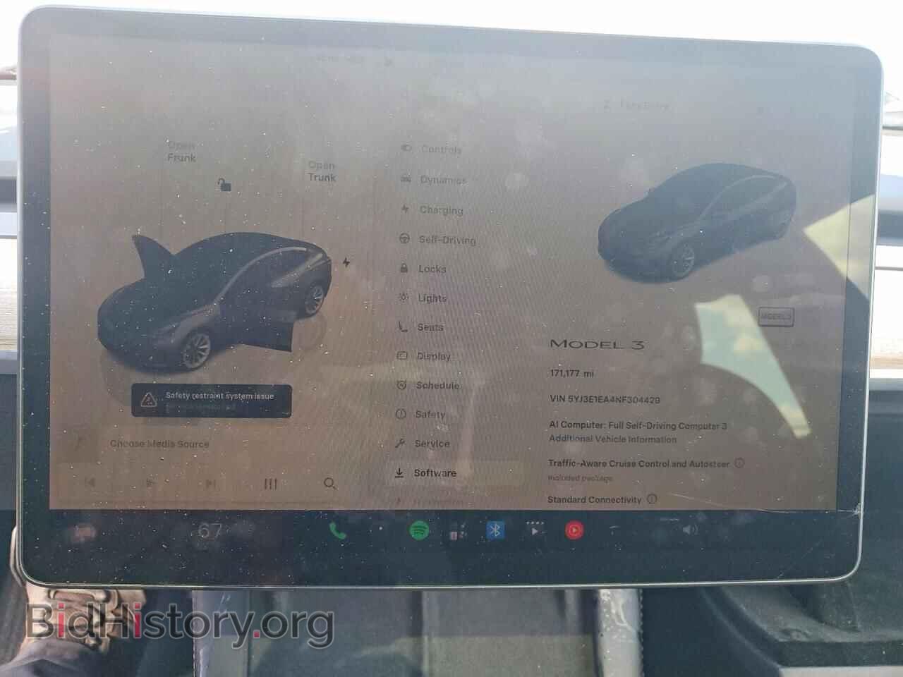2022 TESLA MODEL 3 - VIN: 5YJ3E1EA4NF304429 - Photo 9