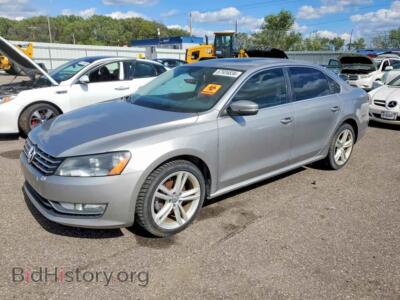 2013 Volkswagen PASSAT SEL, silver — VIN 1VWCN7A33DC050263, Copart