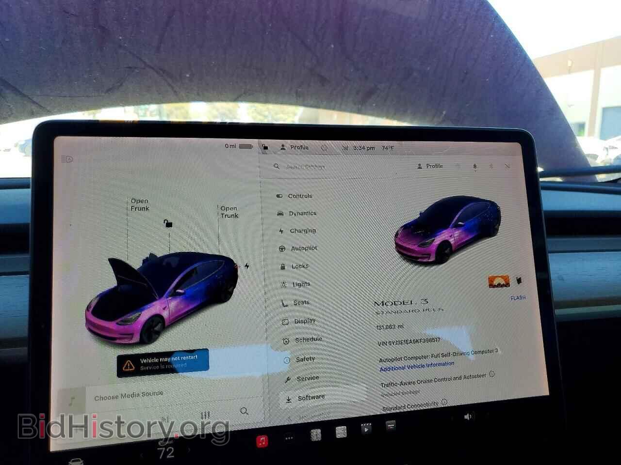 2019 TESLA MODEL 3 - VIN: 5YJ3E1EA5KF396517 - Photo 9