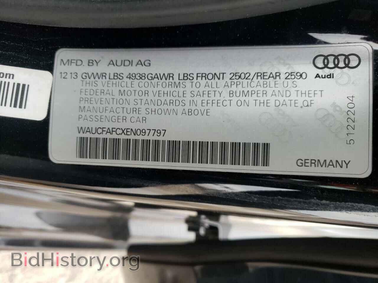 2014 AUDI A6 - VIN: WAUCFAFCXEN097797 - Photo 10