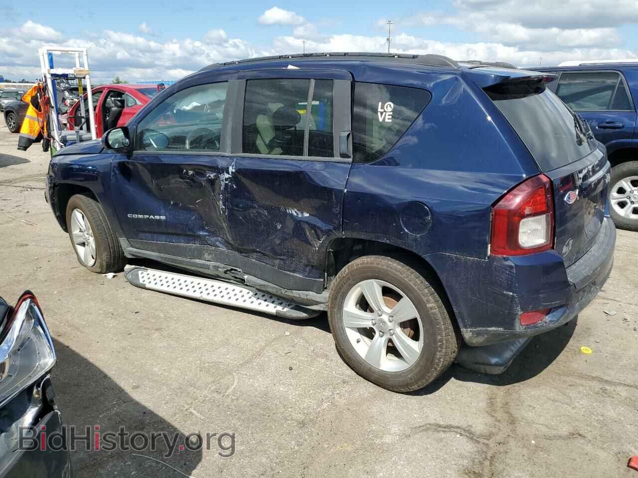 2014 JEEP COMPASS - VIN: 1C4NJCEAXED676672 - Фото 2