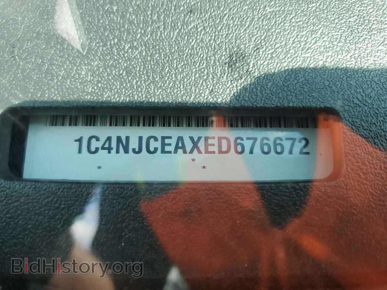 2014 JEEP COMPASS - VIN: 1C4NJCEAXED676672 - Фото 13