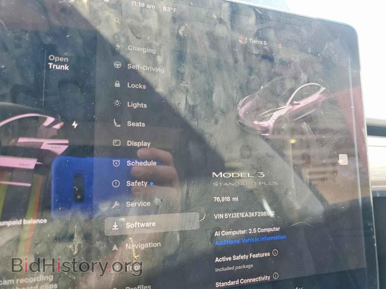 2019 TESLA MODEL 3 - VIN: 5YJ3E1EA3KF298618 - Фото 9