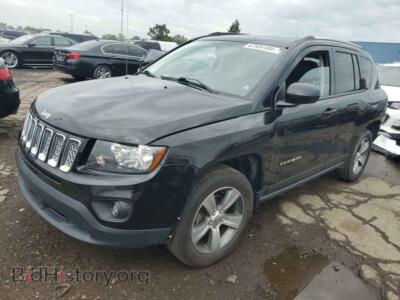 2017 Jeep COMPASS Latitude, черный — VIN 1C4NJDEBXHD111955, Copart