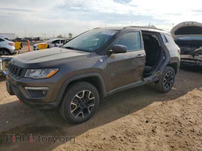 2020 Jeep COMPASS Trailhawk, gray — VIN 3C4NJDDB4LT215457, Copart