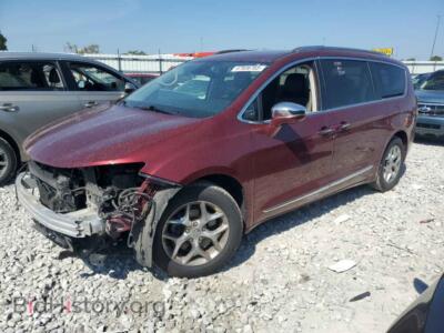 2017 Chrysler PACIFICA Limited, бордовый — VIN 2C4RC1GG5HR748705, Copart
