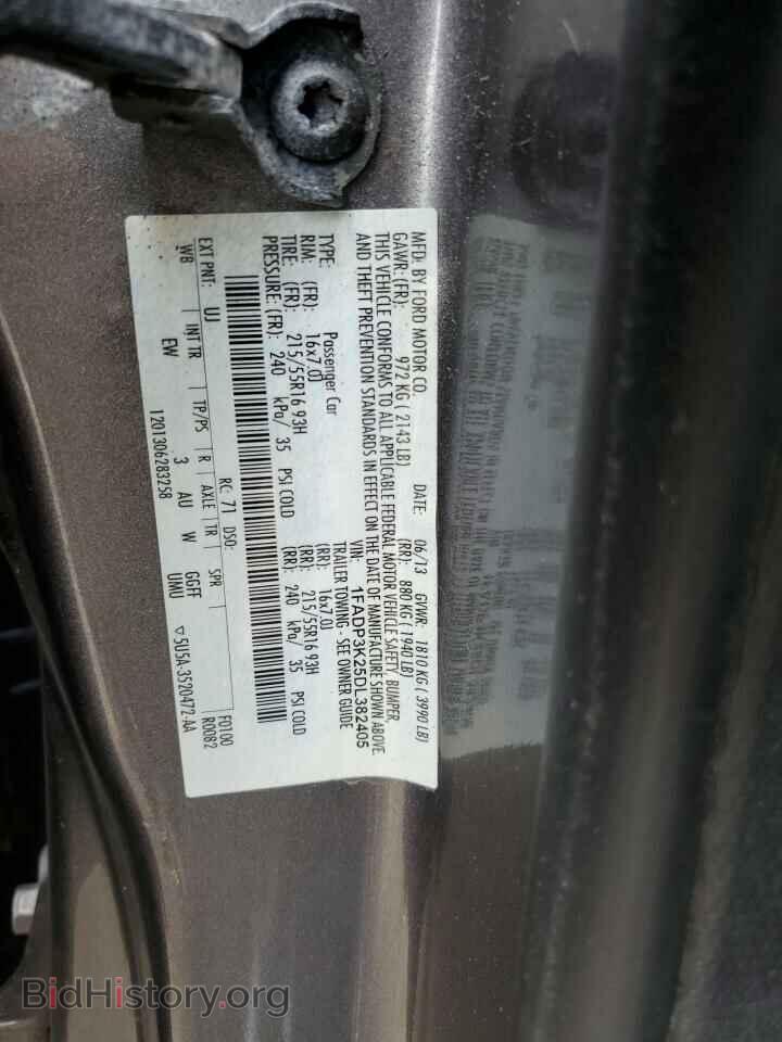 2013 FORD FOCUS - VIN: 1FADP3K25DL382405 - Фото 13