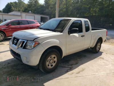 2015 Nissan FRONTIER S, white — VIN 1N6BD0CT1FN737218, Copart