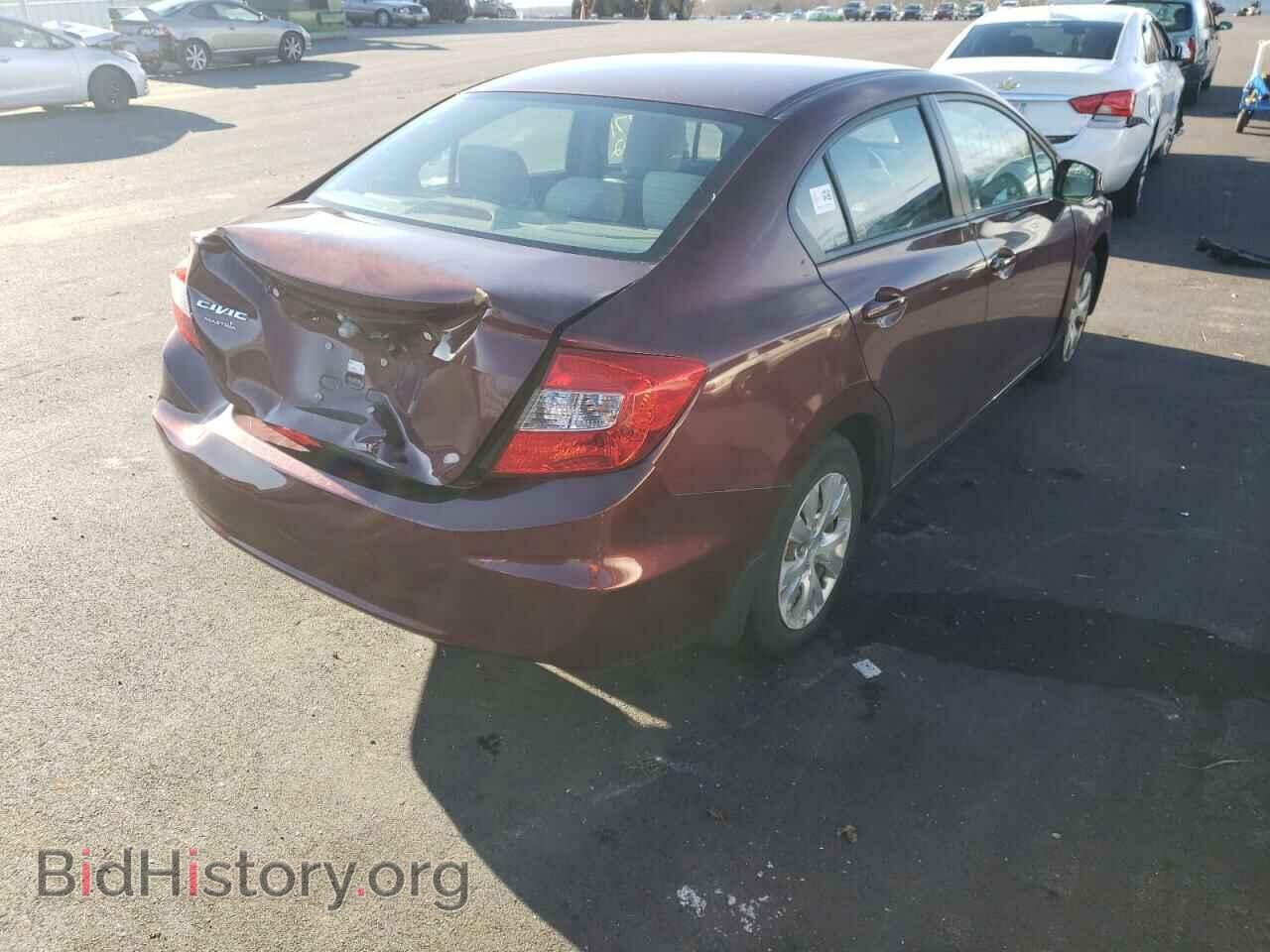 2012 HONDA CIVIC - VIN: 2HGFB2F54CH534039 - Фото 4