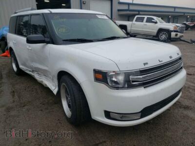 2014 Ford FLEX Flex SEL, white — VIN 2FMGK5C86EBD41783, Copart