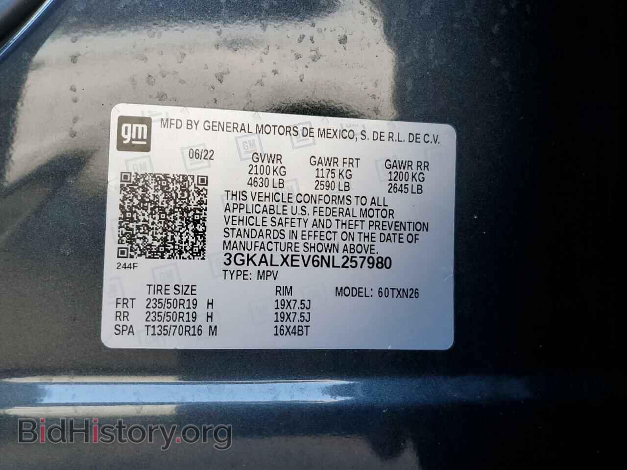 2022 GMC TERRAIN - VIN: 3GKALXEV6NL257980 - Фото 13