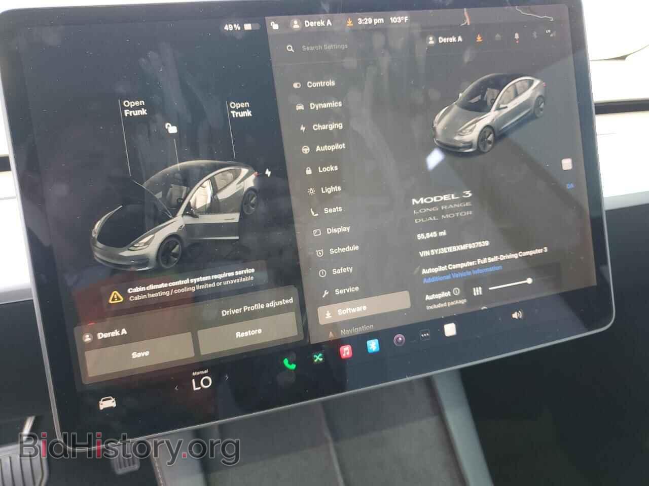 2021 TESLA MODEL 3 - VIN: 5YJ3E1EBXMF937539 - Фото 9