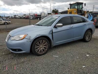 2012 Chrysler 200 Limited, teal — VIN 1C3CCBCGXCN184383, Copart