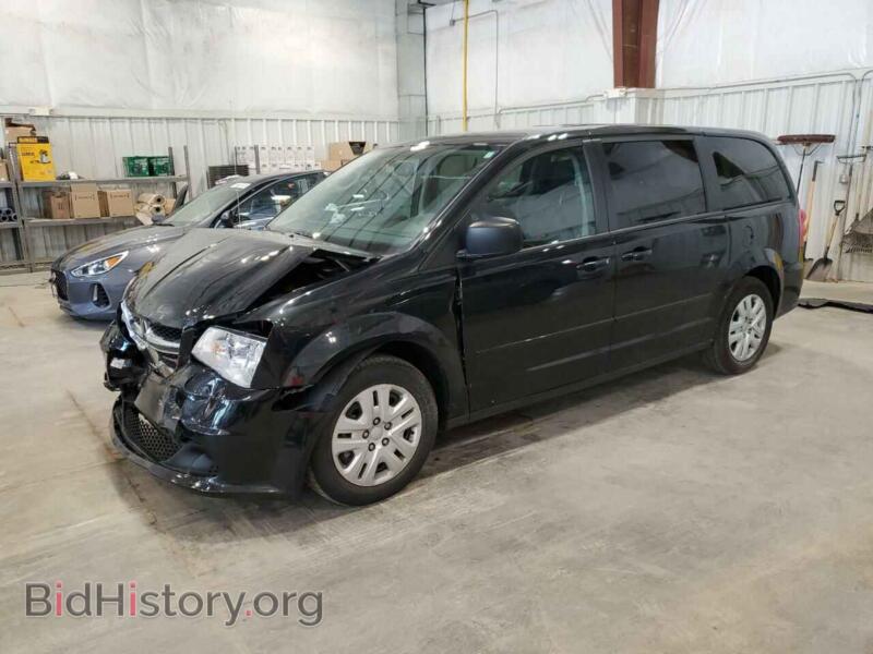 2016 Dodge CARAVAN SE (VIN 2C4RDGBG3GR350592) — photo 1 of 14, Copart, damage: front end