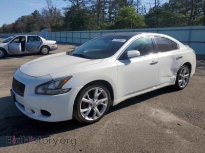 2012 Nissan MAXIMA S, white — VIN 1N4AA5AP1CC840890, Copart