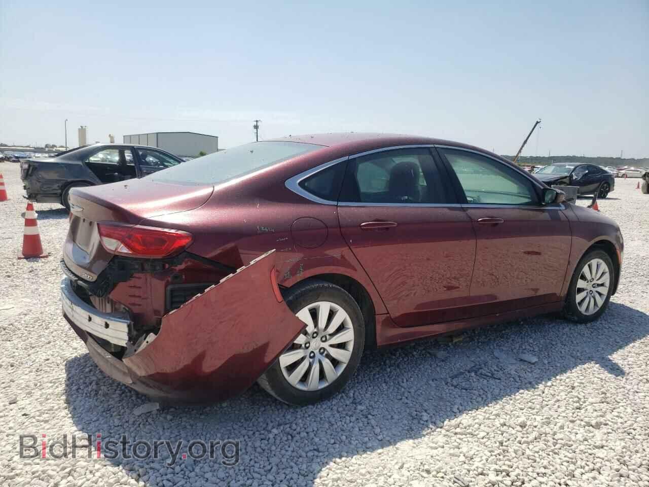 2015 CHRYSLER 200 - VIN: 1C3CCCFB6FN698743 - Фото 3