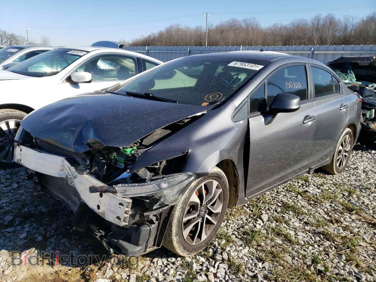 2013 HONDA CIVIC - VIN: 19XFB2F90DE072612 - Фото 2